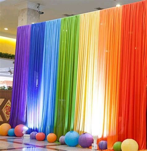 by Daria Bogucki on bible kids | Fabric backdrop wedding, Rainbow ...