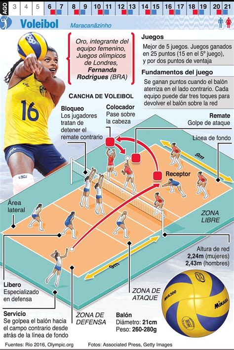 Nomes Das Posições Do Voleibol - 7