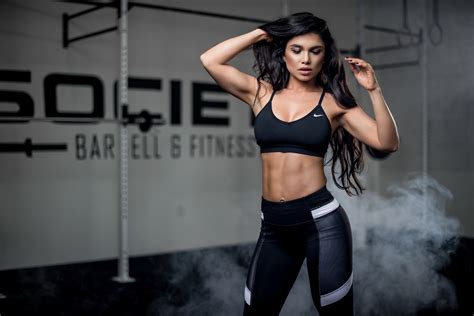 Fitness Model Black Dress Wallpaper, HD Sports 4K Wallpapers, Images ...