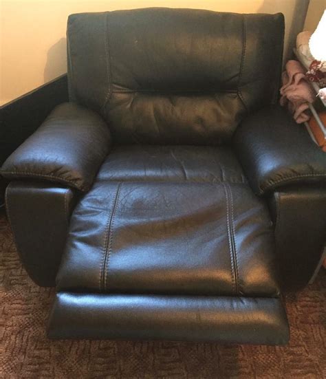 Black Leather Rocker Recliner chair | in Bathgate, West Lothian | Gumtree