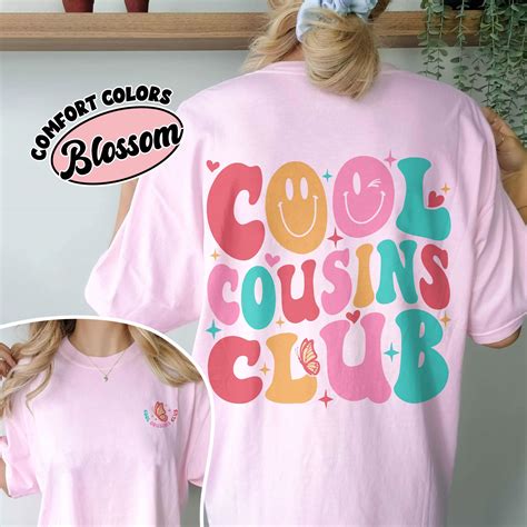 Comfort Colors Family Mom Era Shirt Cool Cousin Club Aunt Birthday
