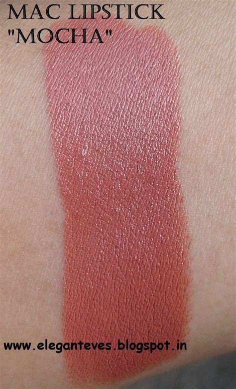 Review of MAC Satin Lipstick “Mocha” - Elegant Eves