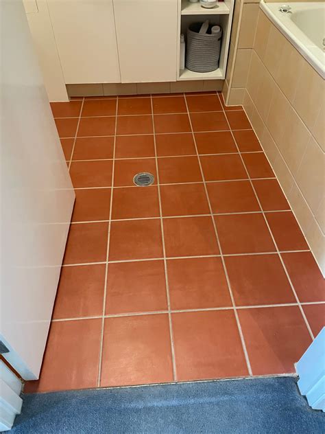 Painting Terracotta Floor Tiles