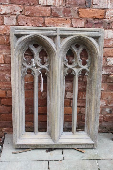 Stone Gothic Garden Window: Beautiful Reproduction Design