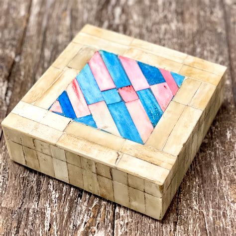 BONE WOODEN BOX 15x15CM – Mandala Traders Pty Ltd