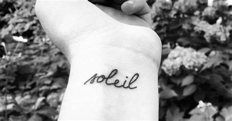 French Word Tattoos | Tattoofilter