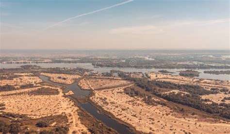 A View of a Dry Fields Along the Dnipro River in the Valley Stock Image - Image of pattern ...