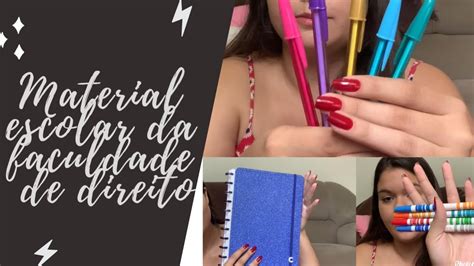 Material Da Faculdade De Direito - MATERIAL ESCOLAR DA FACULDADE 2020| 7º SEMESTRE DE DIREITO - YouTube