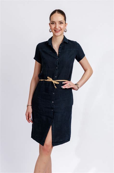 I LOVE TALL - fashion for tall people. Ladies linen dress Shirt blouse