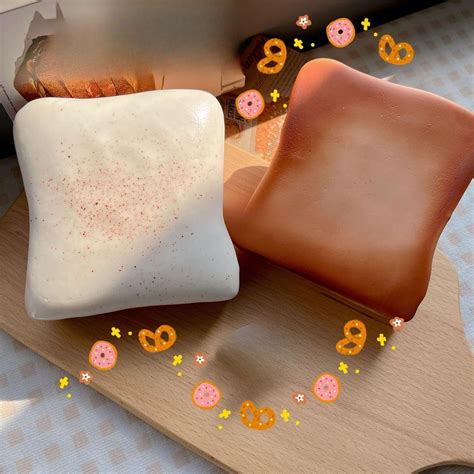 amazoncom  pack sticky bread slow rising squishy  toast