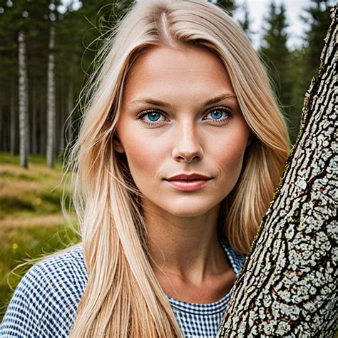 Pretty Scandinavian woman