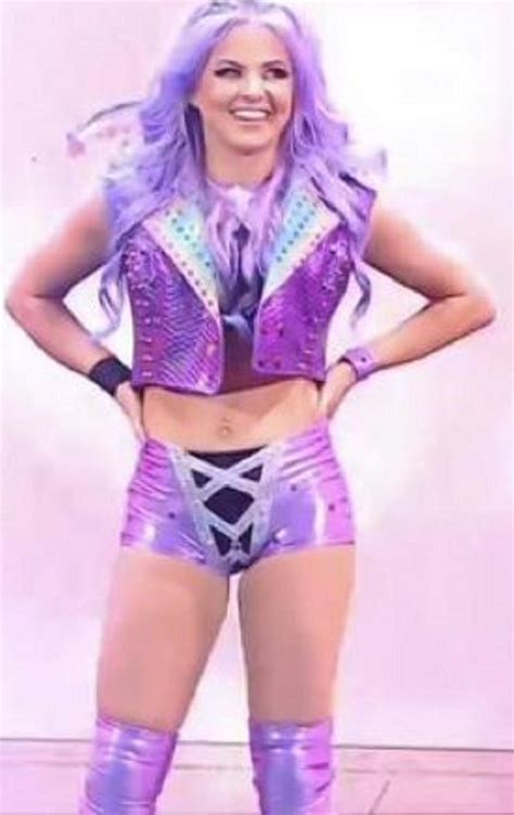 Candice LeRae Weraing a Sexy Mini Purple Jacket 1 by dragonmatt600 on