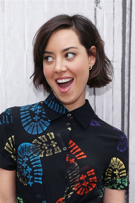 AUBREY PLAZA at AOL Build Speakers Series in New York 06/20/2016