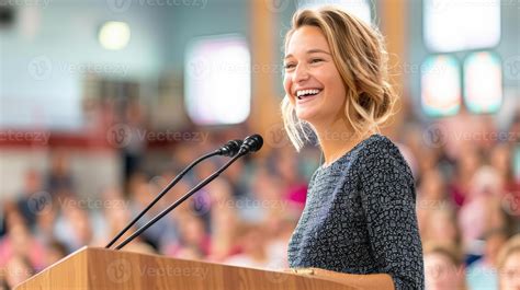 Jones at the podium gave a speech that stunned the audience 18