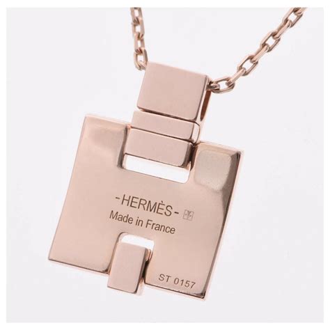 Hermès necklace Pink Gold-plated ref.220389 - Joli Closet