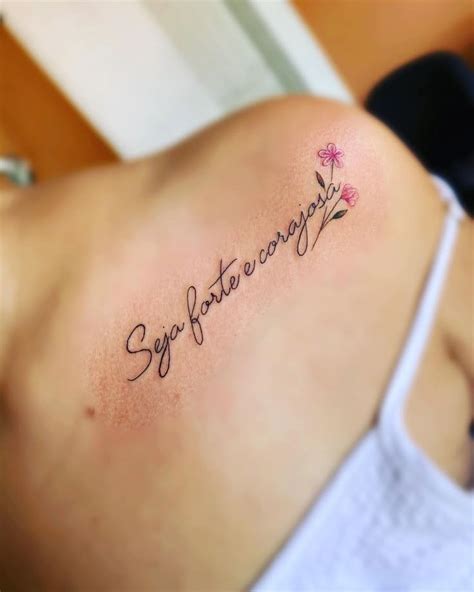 Tatuagem Seja Forte E Corajosa Significado