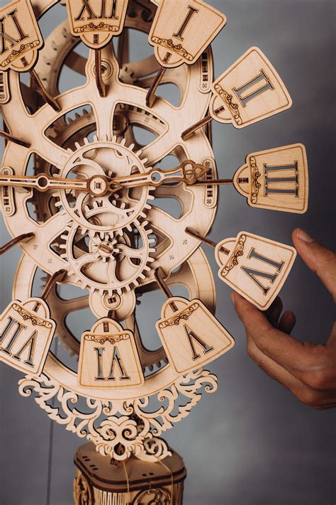 Pendulum Wall Clock Wood model kit ️ WoodTrick – Wood Trick