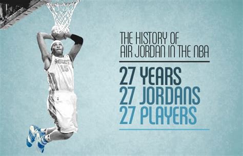 The History of Air Jordan in the NBA: 27 Years, 27 Jordans, 27 Players ...