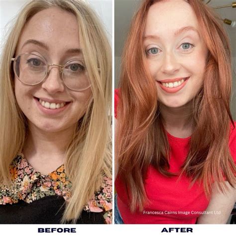 Client Transformation (before and after) | Toning orange hair before