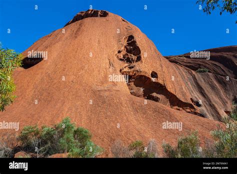 outback australia november   close  views  red sandstone