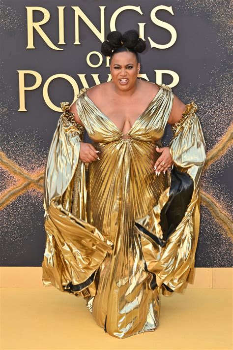 SOPHIA NOMVETE at The Rings of Power Season 2 Premiere in London 08/20