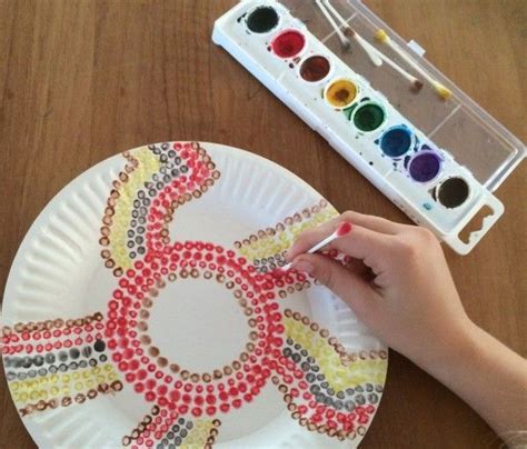 NAIDOC - Dot Painting Paper Plate Snake - School Mum | Aboriginal art for kids, Aboriginal dot ...