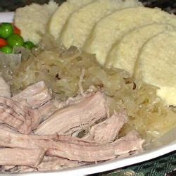 Slow Cooker Lancaster County Pork and Sauerkraut | Sauerkraut recipes, Recipes, Pork and ...