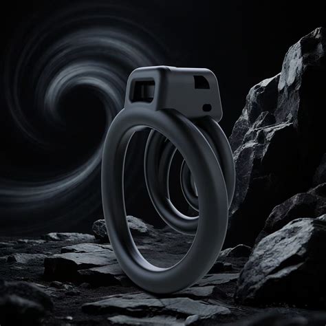 3D Black Whirlwind Chastity Cage – chastity-devices