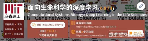全球名校AI课程库（29）| MIT麻省理工 · 面向生命科学的深度学习课程『Deep Learning in the Life Scien…