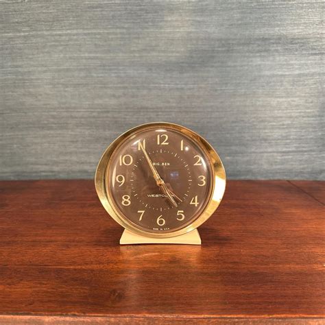 vintage working westclox big ben metal alarm clock model  etsy