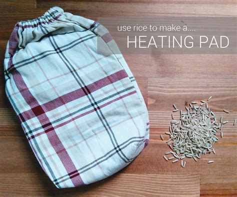 rice heating pad  steps instructables