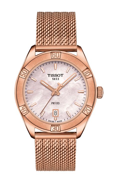 Часы Tissot T101.910.33.151.00 T-CLASSIC PR 100 SPORT CHIC. Швейцарские ...