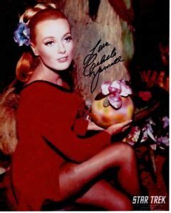 CELESTE YARNALL Signed Autographed STAR TREK YEOMAN MARTHA LANDON Photo ...