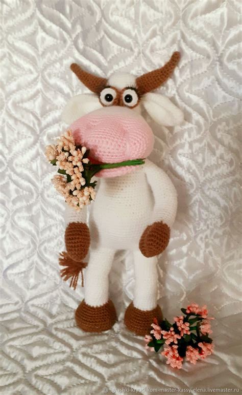 Корова мк, мк коровы крючком, амигуруми мк корова, мк вязанной коровы ...
