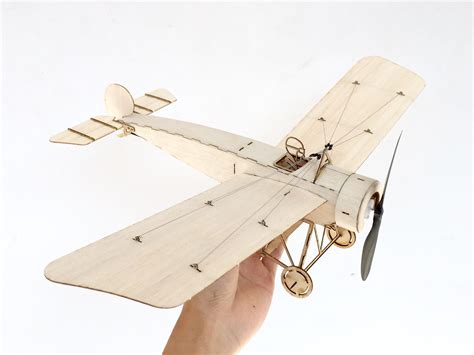 MinimumRC Fokker E3 420mm Wingspan Balsa Wood Laser Cut RC Airplane KIT ...