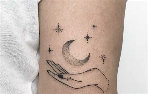 Tatuagem Lua E Estrela Significado - Significado de Tatuagens de Lua Crescente e Estrela | BlendUp