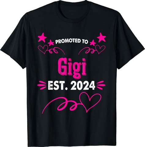 Promoted to Gigi 2024 First Time Gigi New Gigi T-Shirt - Walmart.com