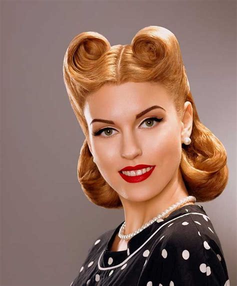 Penteados Anos 50 Feminino - 31 Fotos de Penteados Anos 50 + Tutorial FÁCIL de Fazer! | Frisuren ...