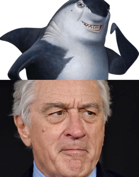 In "Shark Tale" (2004) main shark villain Don Lino voiced by Robert De