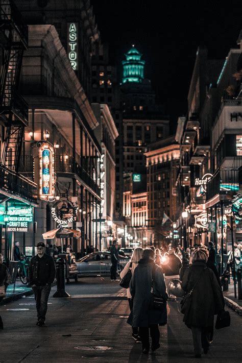 Download Bourbon Street New Orleans Nightlife Wallpaper | Wallpapers.com