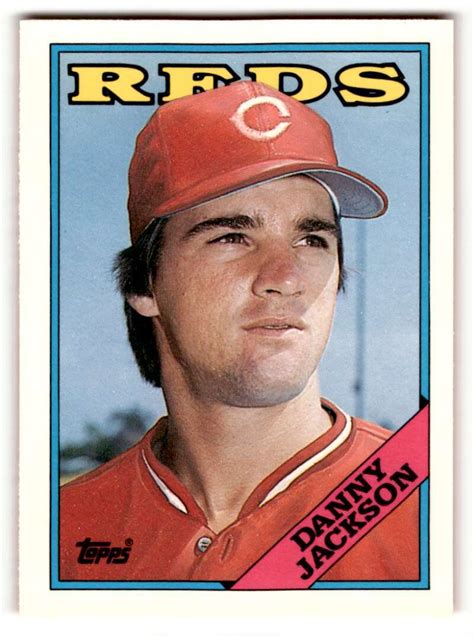 1988 Topps Traded #55T Danny Jackson Cincinnati Reds Baseball Cards ID ...