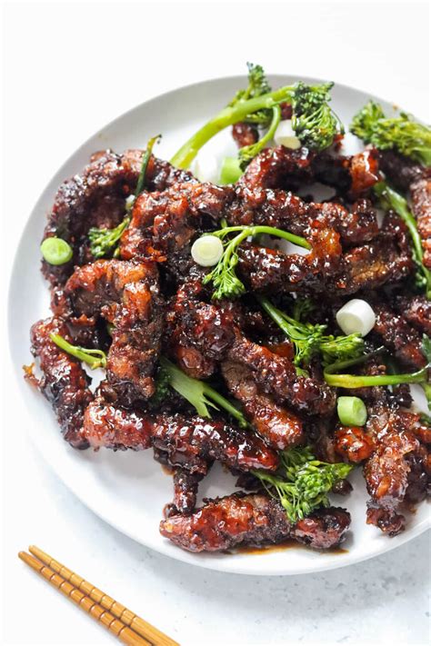 Chinese Crispy Beef Recipe (Honey Chilli Sauce) - My Morning Mocha