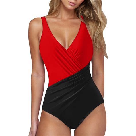 One Piece Swimsuit Clearance for Women Plus Size Womens Swimsuit Full