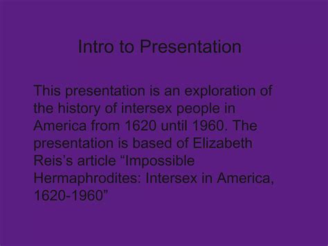 Joanie hermaphrodites-presentation-final | PPT