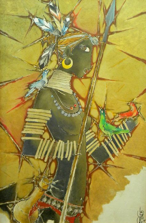 biplab biswas xhosa girl oil  canvas painitng ek  ol  art