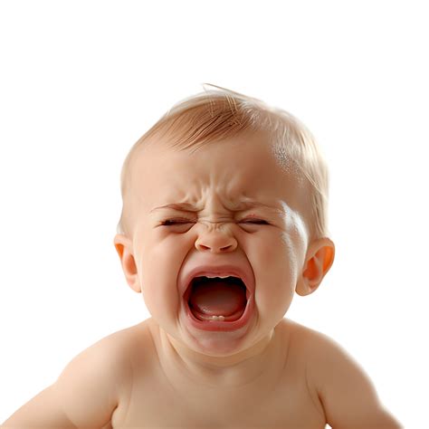 baby crying  isolated transparent background  png