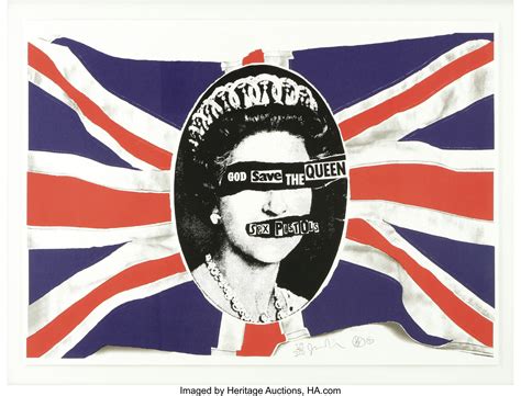 Sex Pistols "God Save the Queen" Limited Edition Print #319/320 | Lot