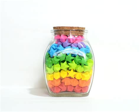 Origami Stars in a Jar: A Celestial Delight – all about origami