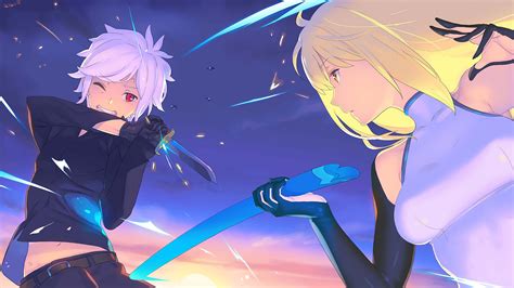 DanMachi Ais Wallenstein Bell Cranel UHD 4K Wallpaper - Pixelz.cc