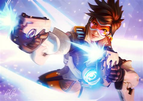 Tracer Overwatch 4K Wallpaper, HD Games 4K Wallpapers, Images, Photos